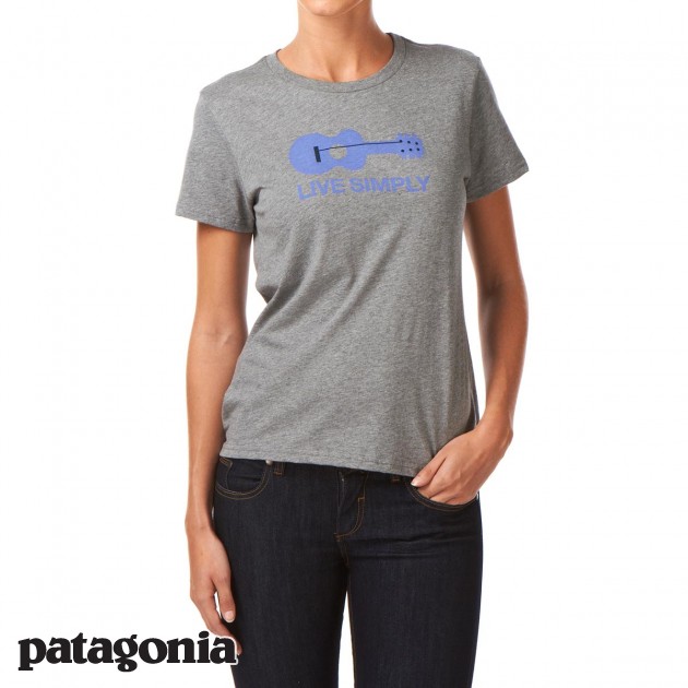 Womens Patagonia Live Simply Guitar T-Shirt -
