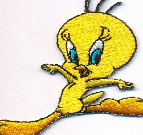 Patchking Tweety Bird Comic Kids Children Backpack Clothes Iron on Patch Badge