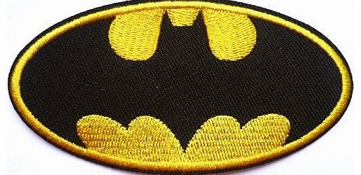 PatchWOW Batman Iron on Sew on Embroidered Patch Badge Applique Motif
