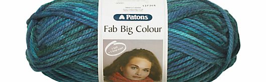 Patons Fab Big Colour Super Chunky Yarn, 200g
