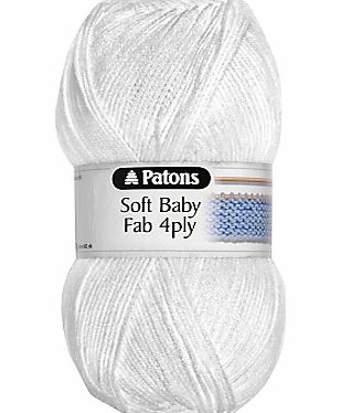 Patons Soft Baby Fab 4 Ply Yarn, 100g