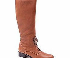 Womens Rainbow tan leather boots