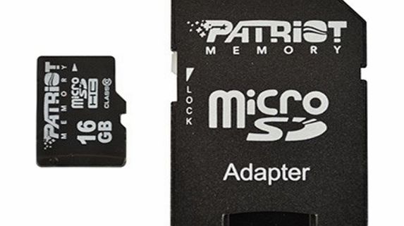 16GB Patriot Signature microSDHC CL10 memnory