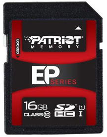 Patriot Secure Digital (SDHC) EP Series 50MB/sec