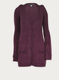 patrizia pepe knitwear plum