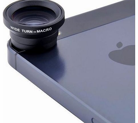 Patuoxun Black Magnetic Macro Wide Angle Camera Lens for iPhone 5 5S 5C iPhone 4 4S 3G Galaxy S3 S4 Note 2 II