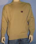 Paul & Shark Mens Biscuit Round Neck Knitted Sweater
