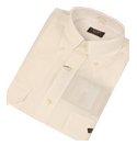 Mens Paul & Shark White Button Down Collar Long Sleeve Shirt