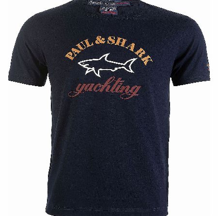 Oversized Logo T-Shirt Navy