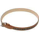 Paul & Shark Tan Leather Belt With Flag Design