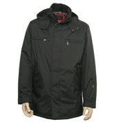 Paul and Shark Black Longer Length Jacket with