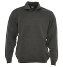 Paul and Shark Dark Grey 1/4 Zip Sweater