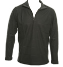 Paul and Shark Black 1/4 Zip Long Sleeve Polo Shirt