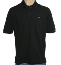 Paul and Shark Black Short Sleeve Cotton Polo Shirt