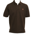 Paul and Shark Brown Pique Polo Shirt