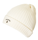 Paul and Shark Cream Ribbed Hat