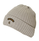 Paul and Shark Light Grey Ribbed Hat
