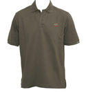Paul and Shark Mid Brown Pique Polo Shirt