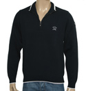 Navy 1/4 Zip Fastening Sweater