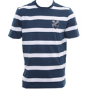 Navy and White Stripe T-Shirt