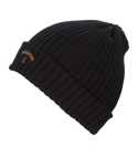 Paul and Shark Navy Ribbed Hat