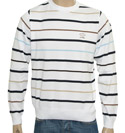Paul and Shark White Stripe Sweater
