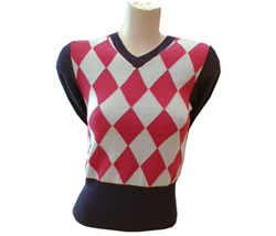 Paul Frank Argyle knitted tank top