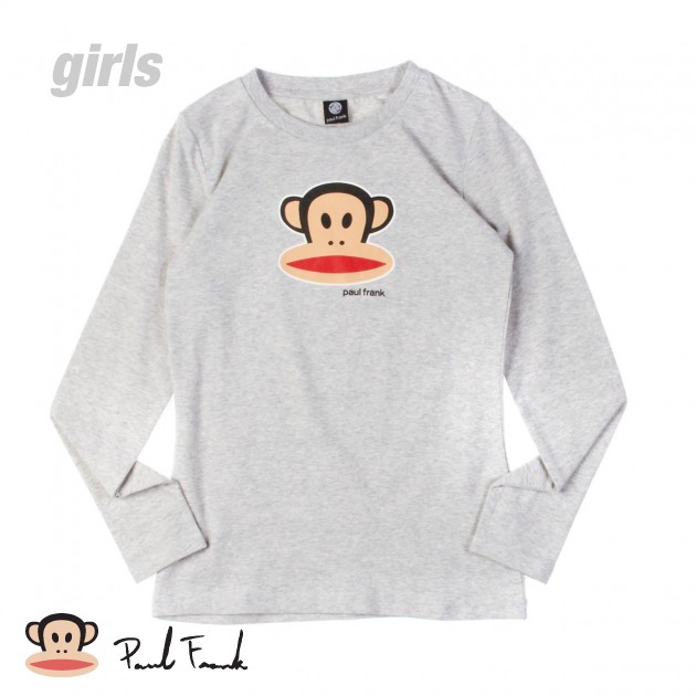 Paul Frank Girls Paul Frank Basic Paul Long Sleeve T-Shirt