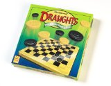 Traditional Draughts with Wooden Board 