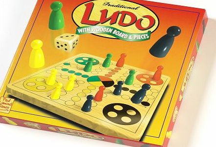 Paul Lamond Games Traditional Ludo with Wooden Board and Pieces
