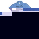 Paul Mitchell American Apparel - Fine Jersey Leisure Dress, Baby Blue, XL