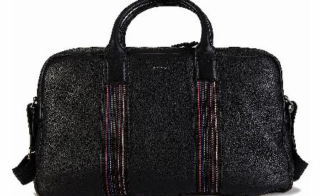 Paul Smith Black Leather Vintage Stripe Large
