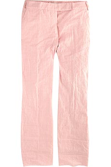 Paul Smith Blue Checked cropped pants
