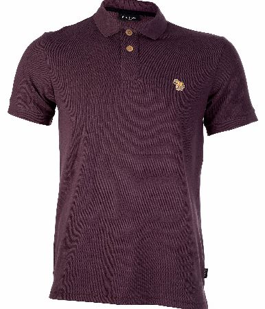 Paul Smith Chest Logo Polo Aubergine
