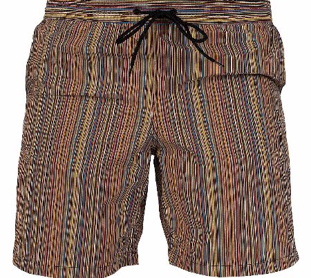 Paul Smith Classic Long Swim Shorts Multi-Stripe