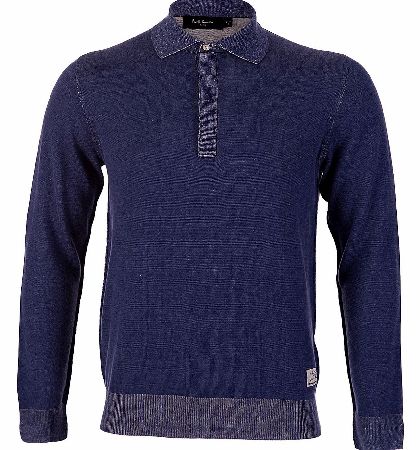 Paul Smith Jeans Long Sleeve Contrast Trim Top