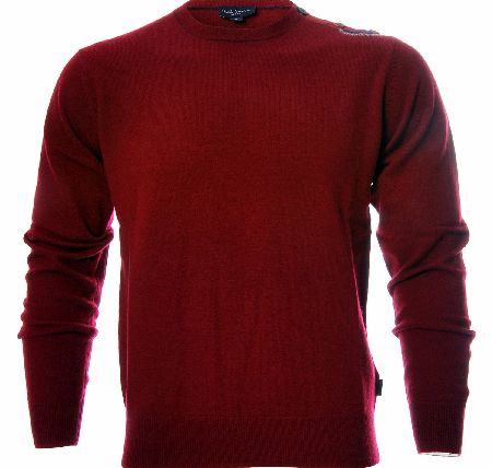 Paul Smith Jeans Repaired Button Detail Jumper