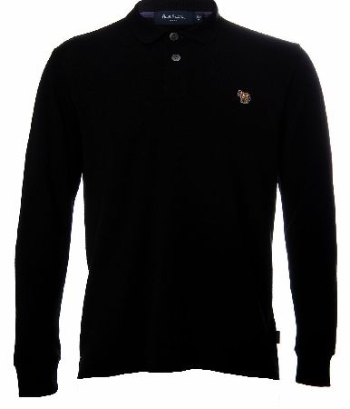 Paul Smith Jeans Zebra Chest Logo L/Sleeve Polo