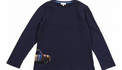 Paul Smith Junior Galvin T-shirt Midnight blue `3 years,4 years,6