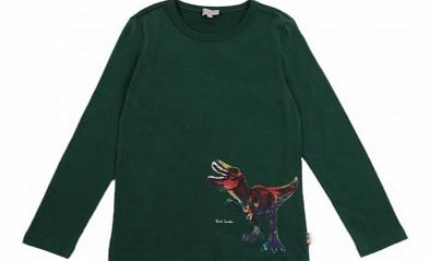 Paul Smith Junior Gery T-shirt Chrome green `3 years,4 years,8