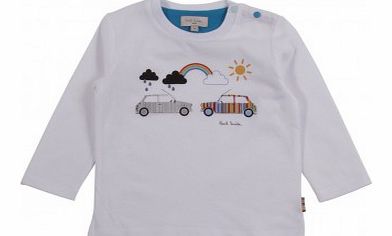Paul Smith Junior Go T-shirt White `3 months,12 months,18 months,2