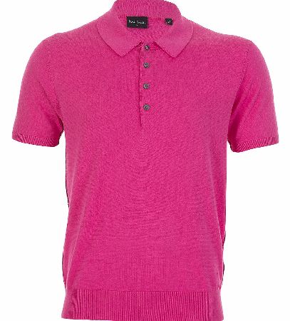 Paul Smith Knitted Polo Pink