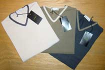 - Lycra V-neck T-shirt