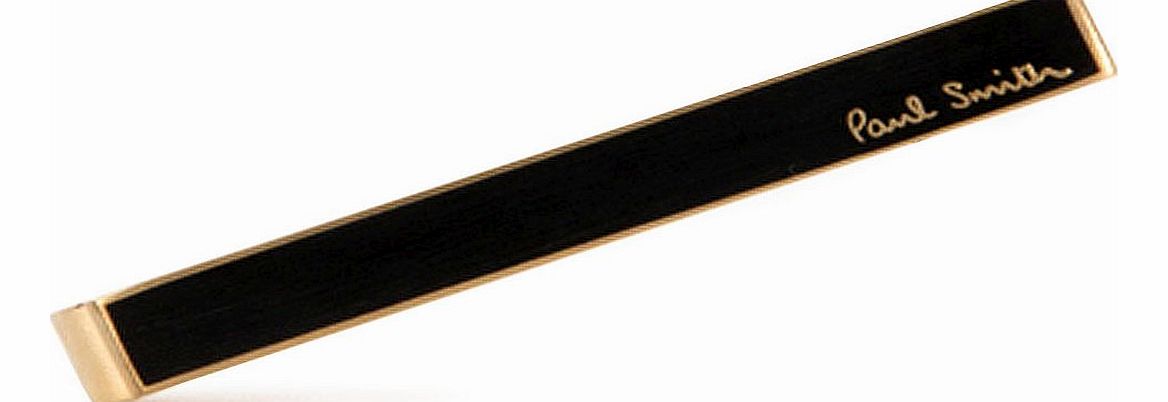 Matte Black PS Signature Tie Clip Black