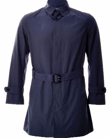 Paul Smith Mens Fly Front Belted Mac