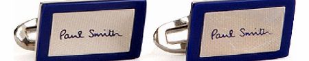 Paul Smith Navy Border Cufflinks