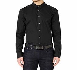 Paul Smith Navy pure cotton slim-fit shirt