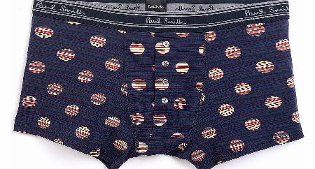 Paul Smith Navy Signature Stripe Polka Dot Boxer