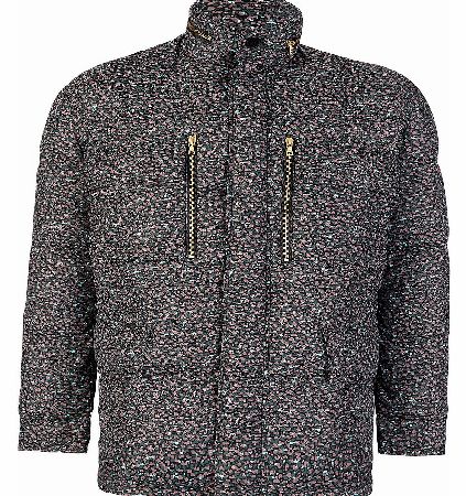 Paul Smith Navy Stippled Colour Print Field Jacket