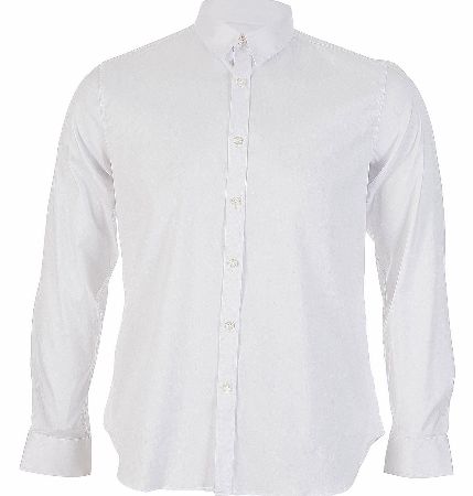 Paul Smith Poplin Stretch White Shirt